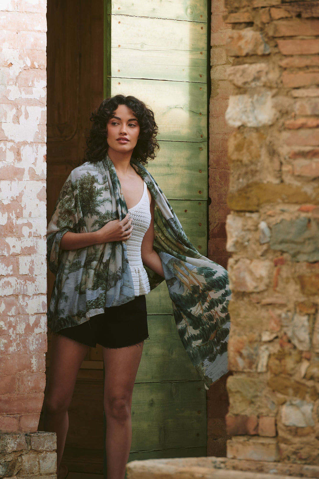 Rivers and Trees Natural Scarf