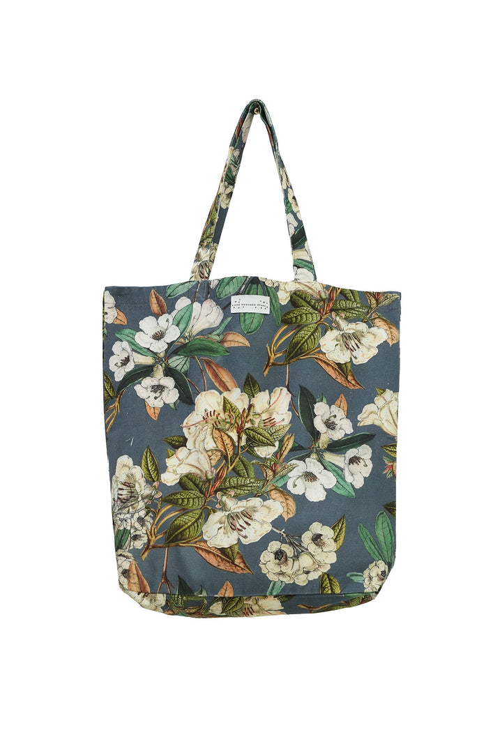Rhodoleia Blue Canvas Bag