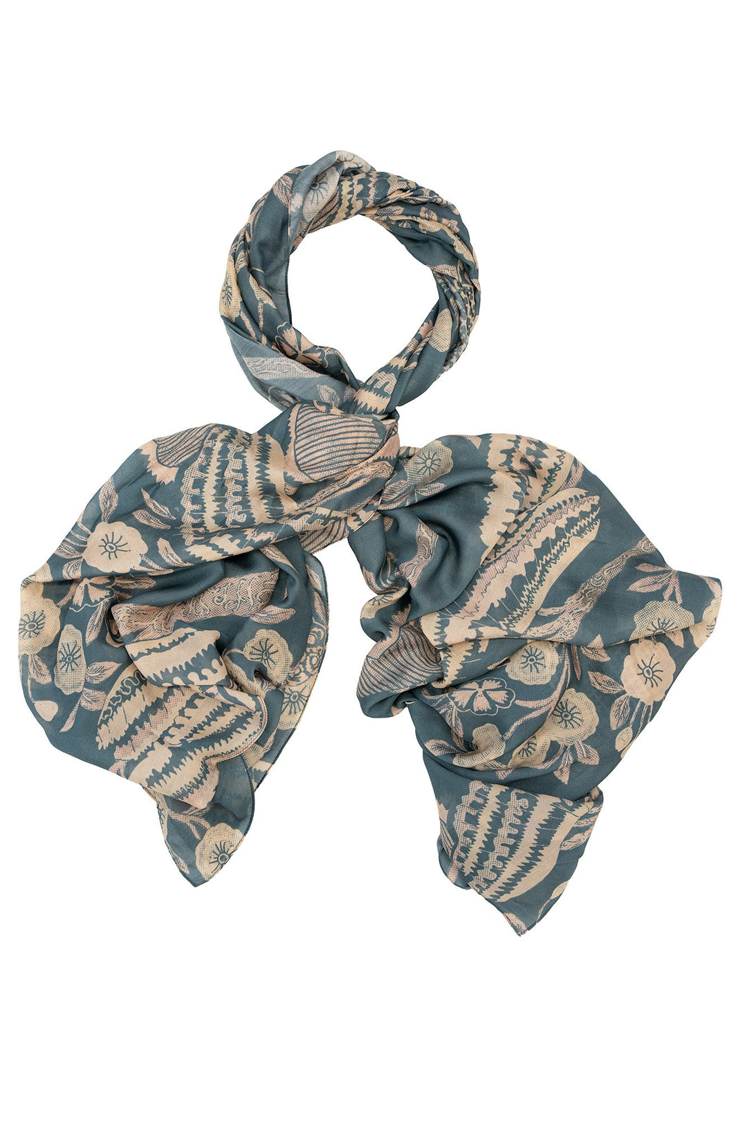 Rosa Blue Scarf