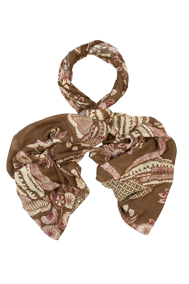 Rosa Brown Scarf