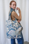 Rosa Blue Canvas Bag