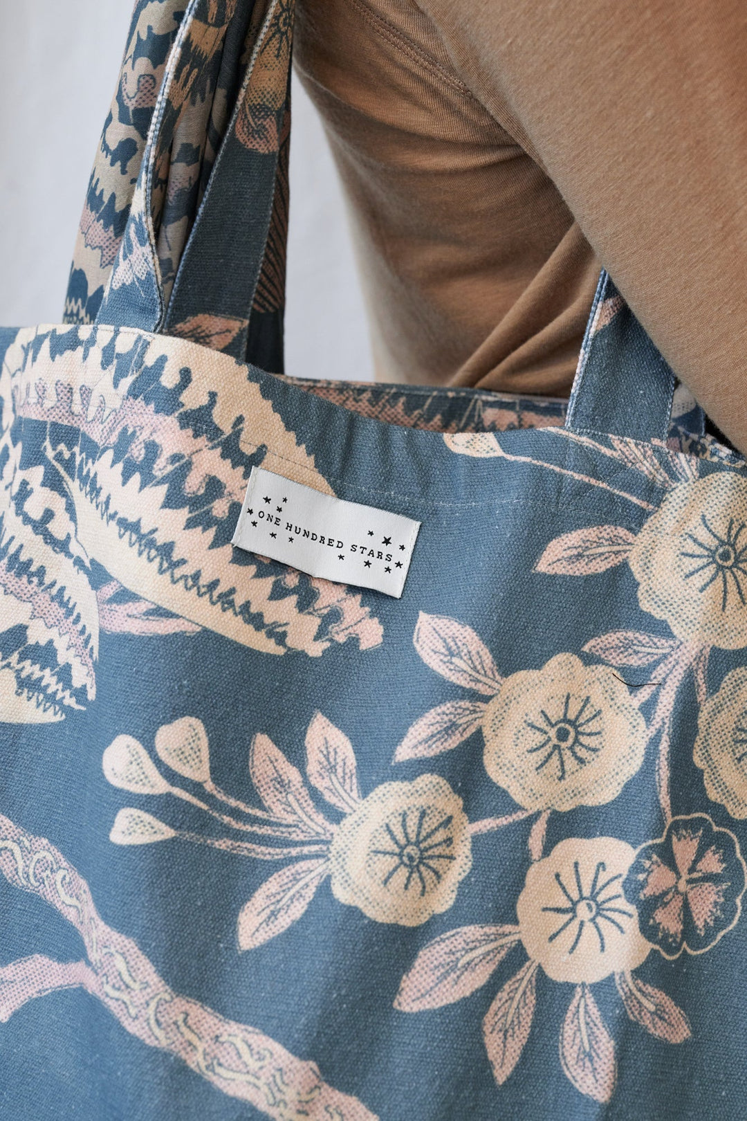Rosa Blue Canvas Bag