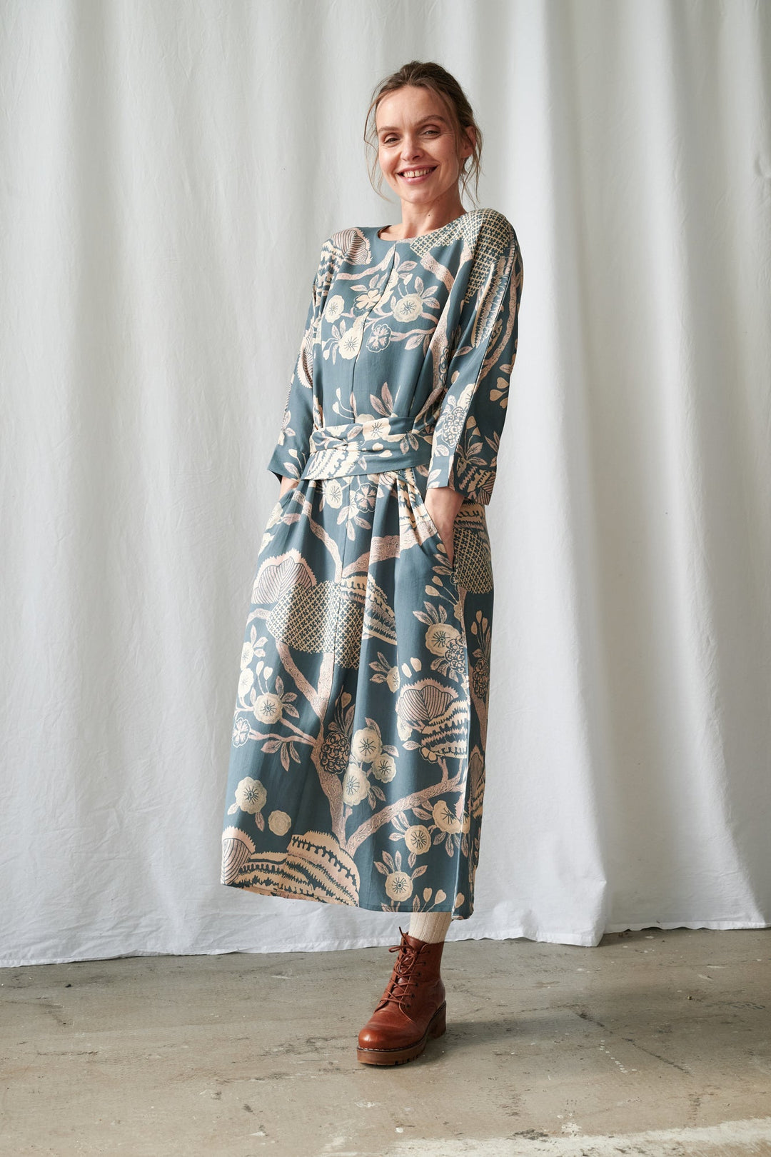 Rosa Blue Kate Dress
