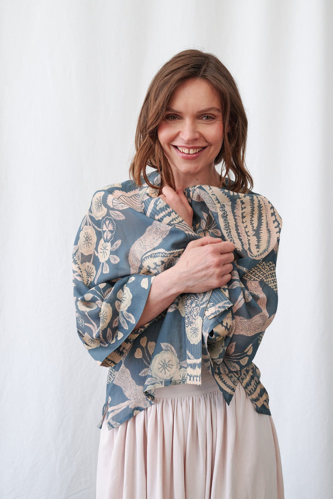 Rosa Blue Kimono