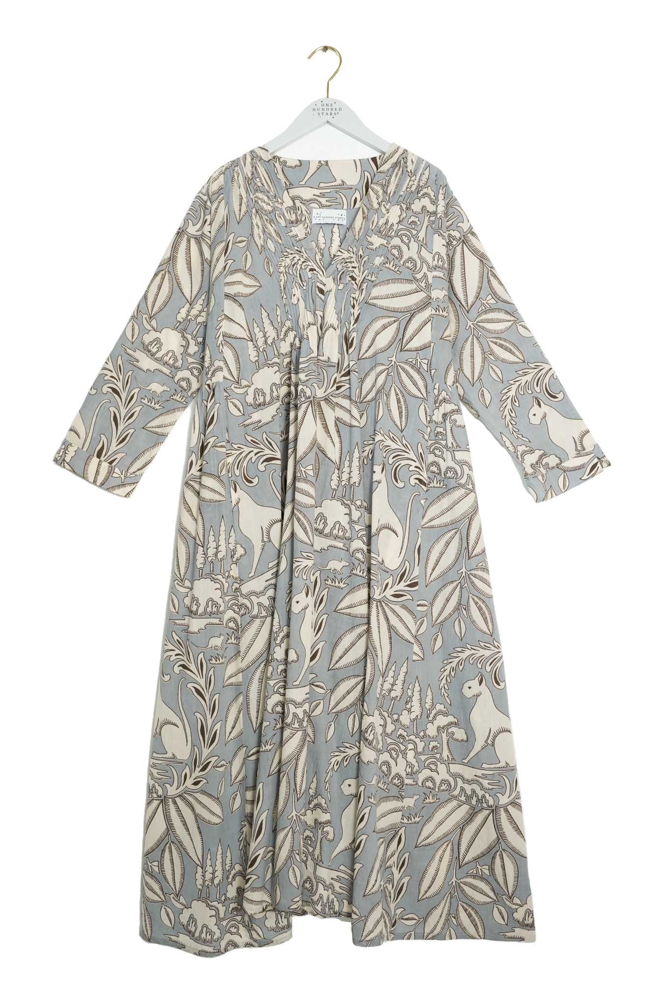 ワンピース theredthread S oval pleats dress grey THEREDTHREAD / ザレッドスレッド】S oval pleats dress