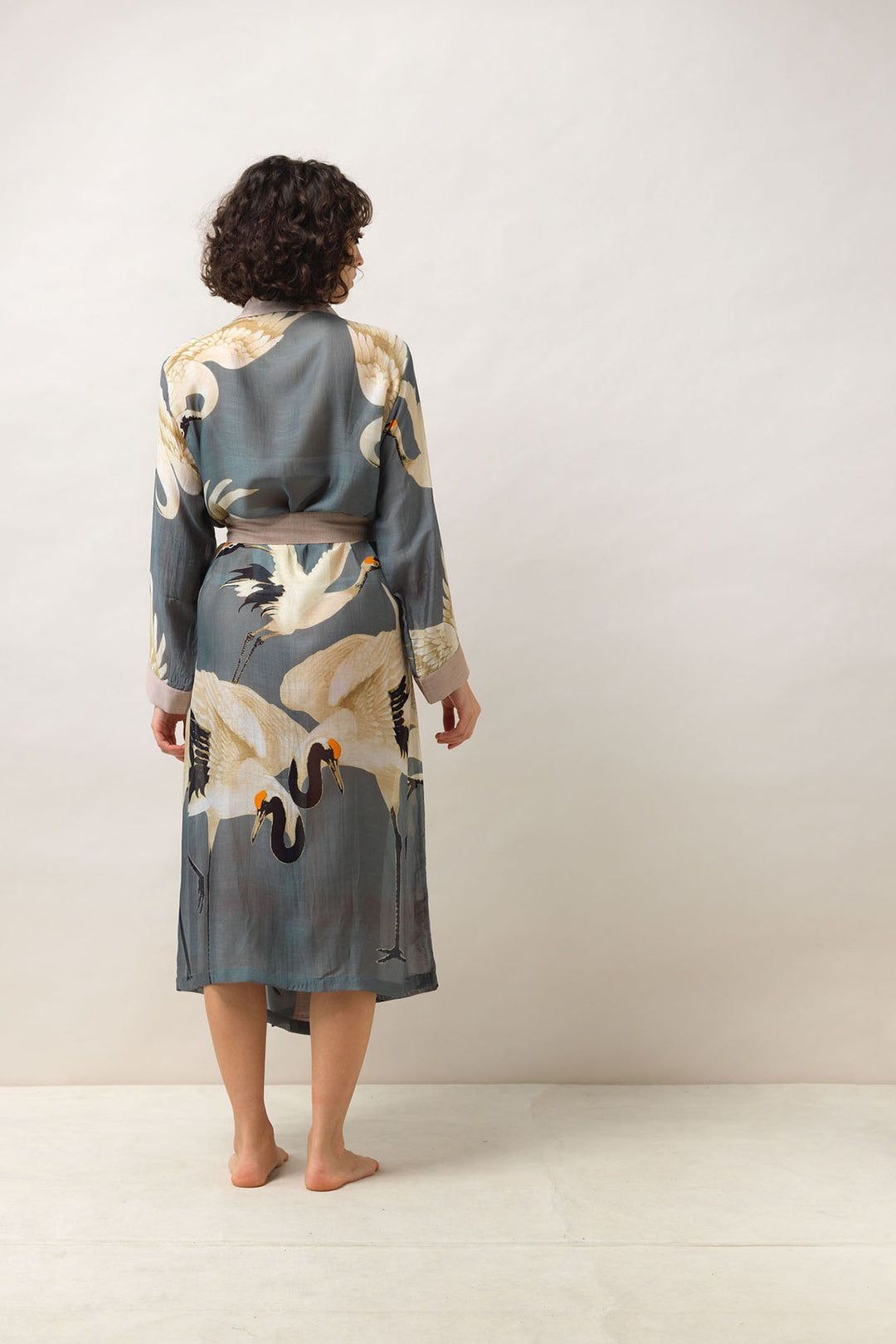 Stork Slate Gown