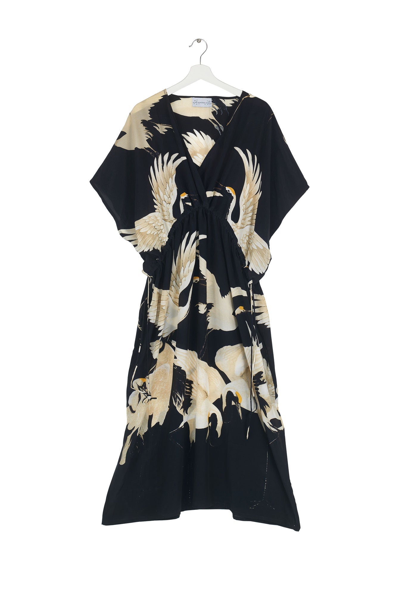 ONE HUNDRED STARS デコバッド ブラック ストリング ドレス Stork Black String Dress – One Hundred Stars USA