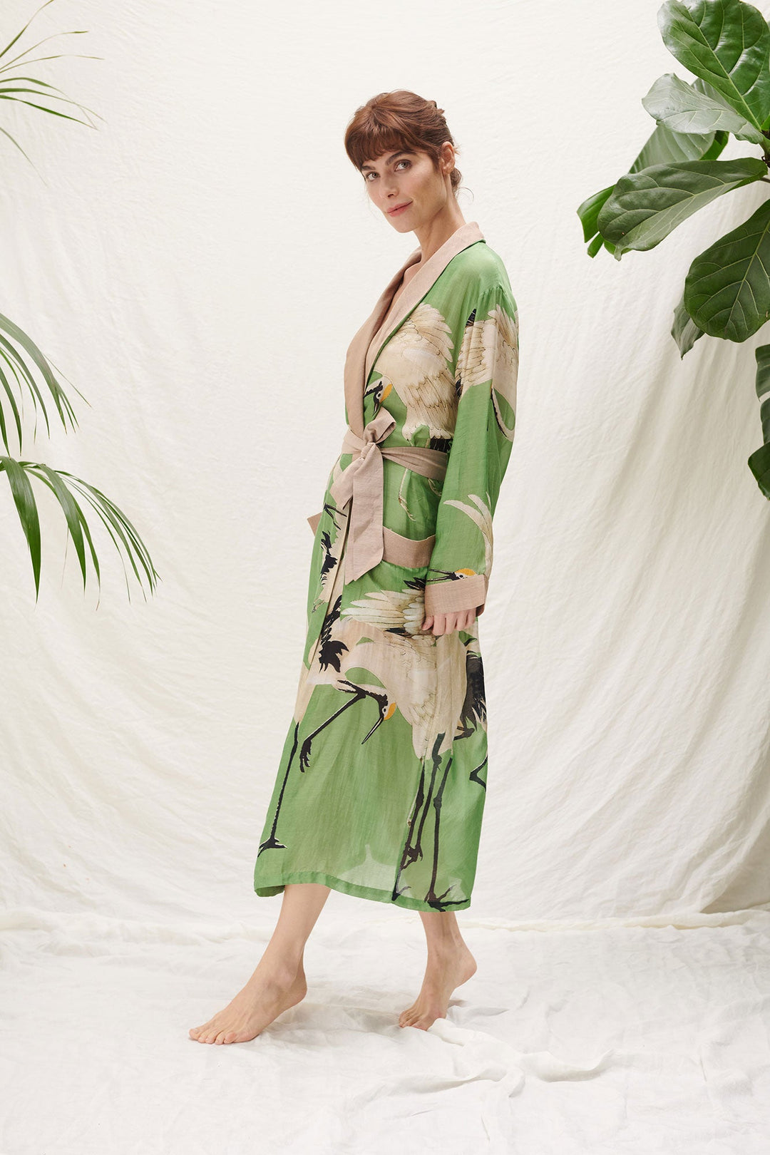 Stork Pea Green Gown