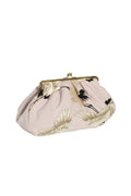 Stork Plaster Pink Kiss Lock Clutch Bag