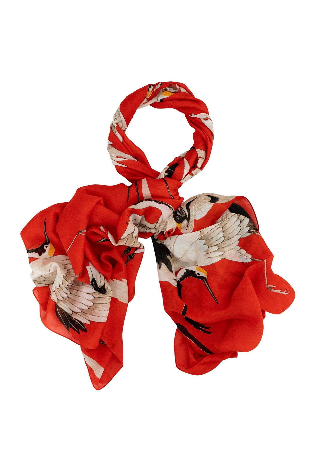Stork Scarlet Scarf - One Hundred Stars