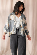 Stork Slate Kimono
