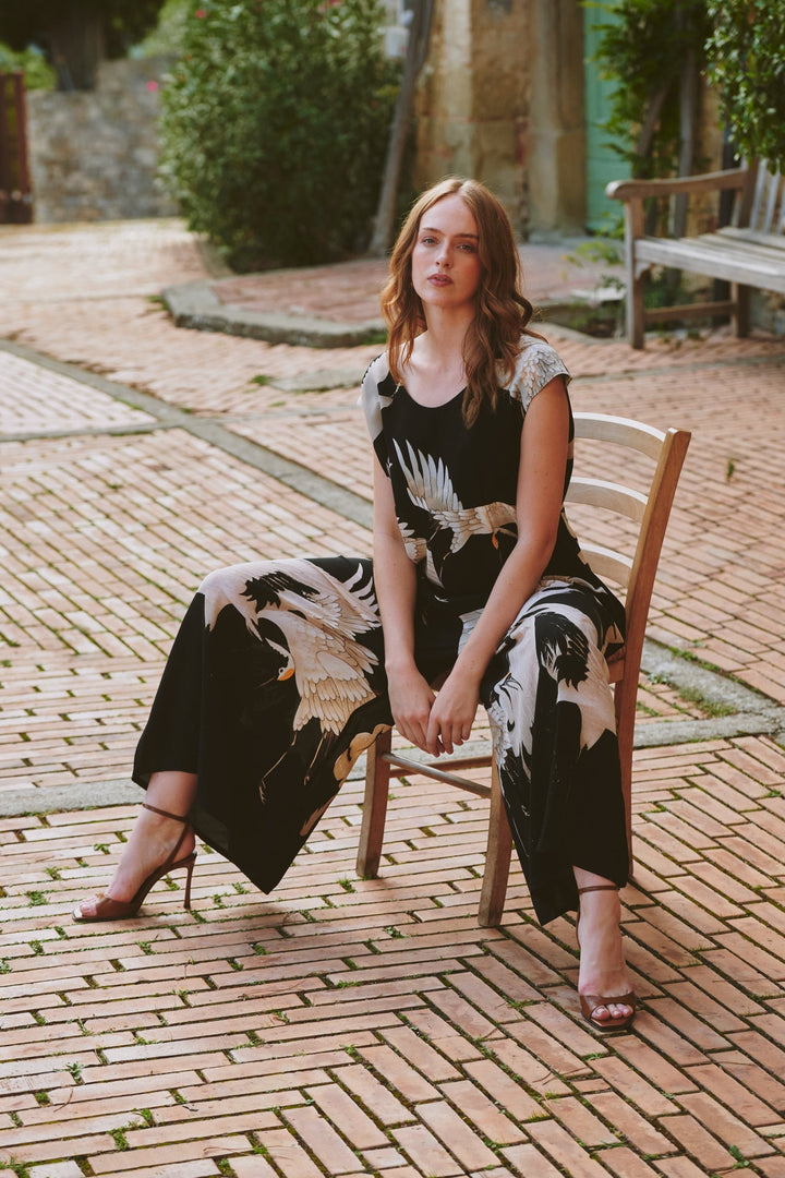 Stork Black Jumpsuit - One Hundred Stars