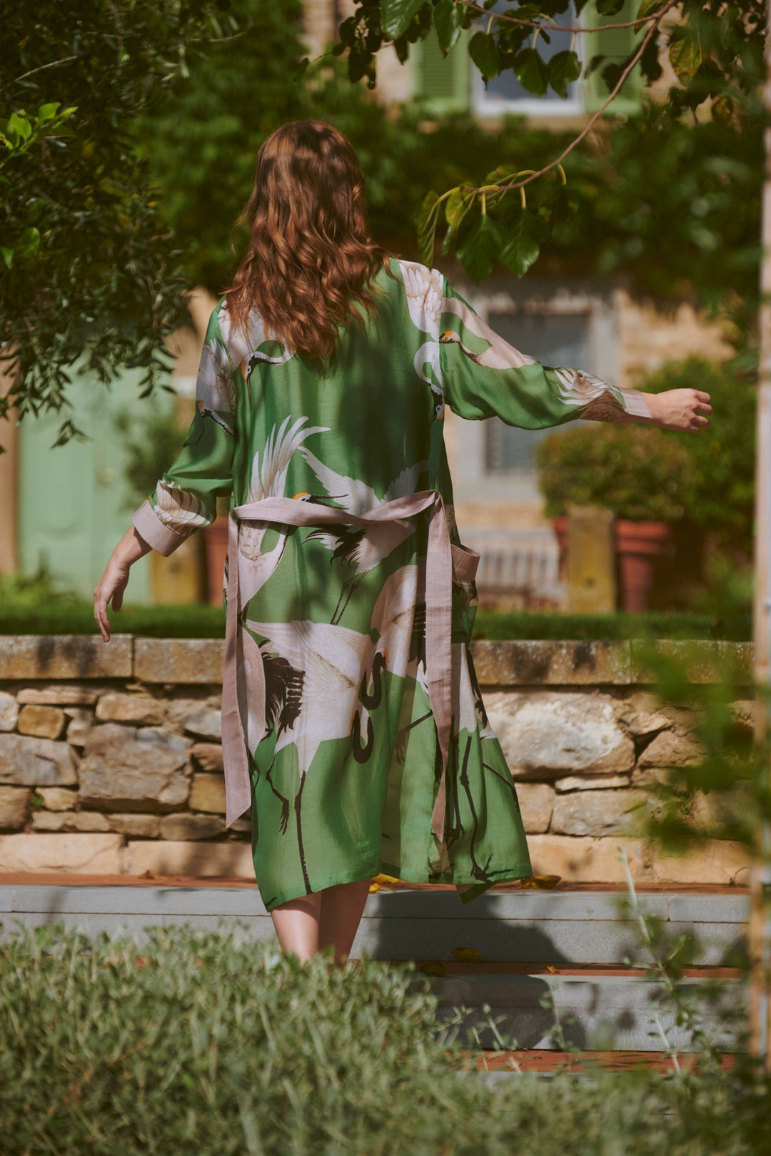 Stork Pea Green Gown