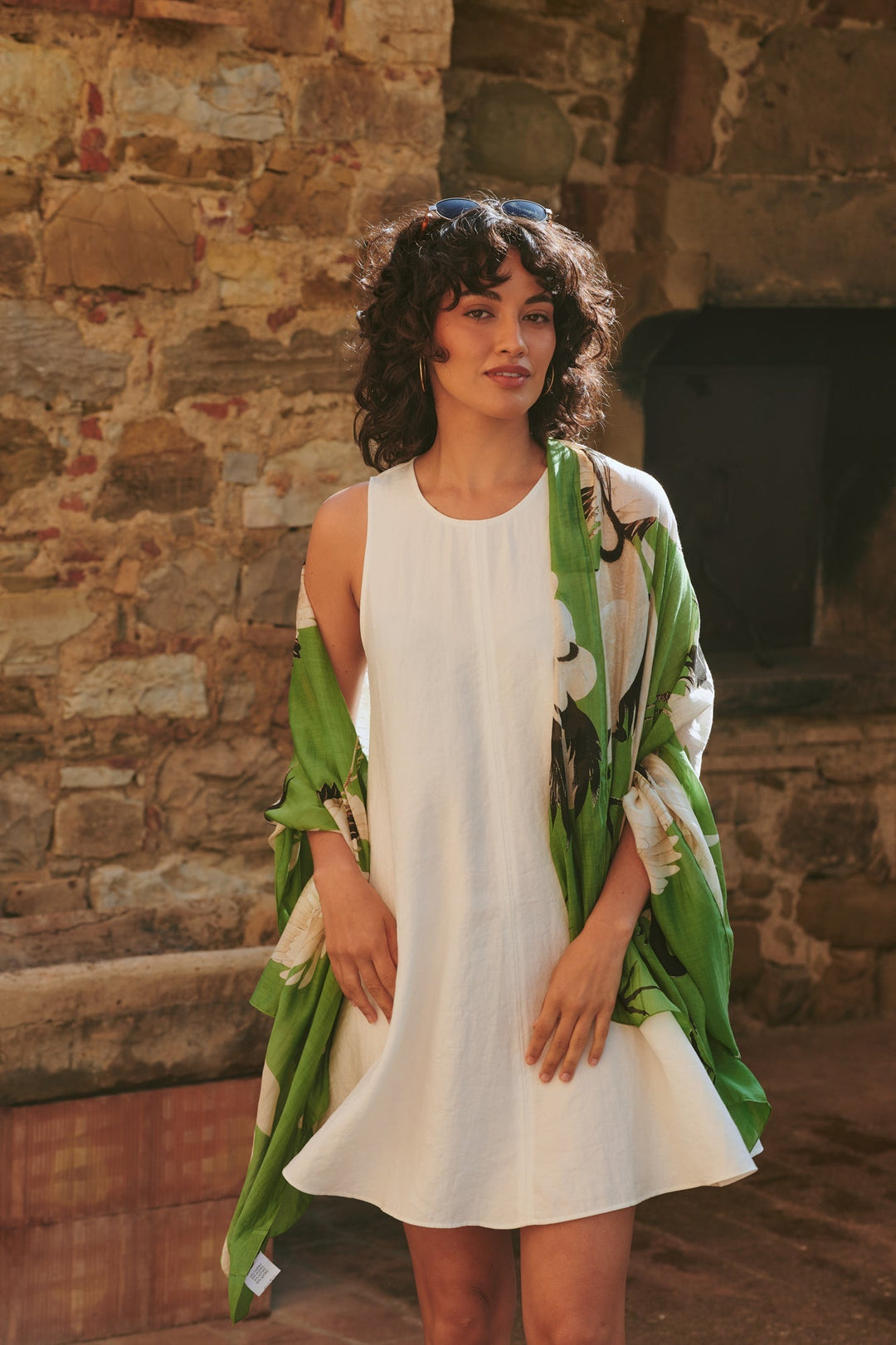 Stork Pea Green Scarf