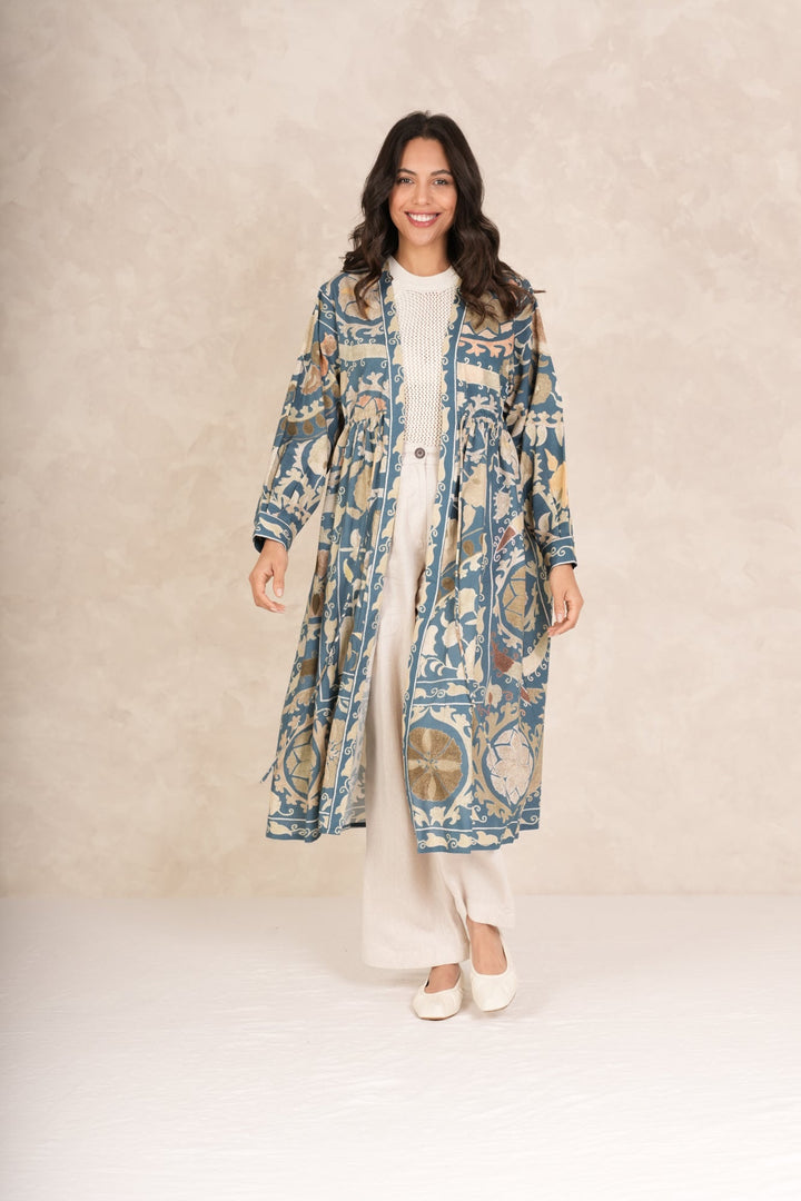 Susani Blue Duster Jacket