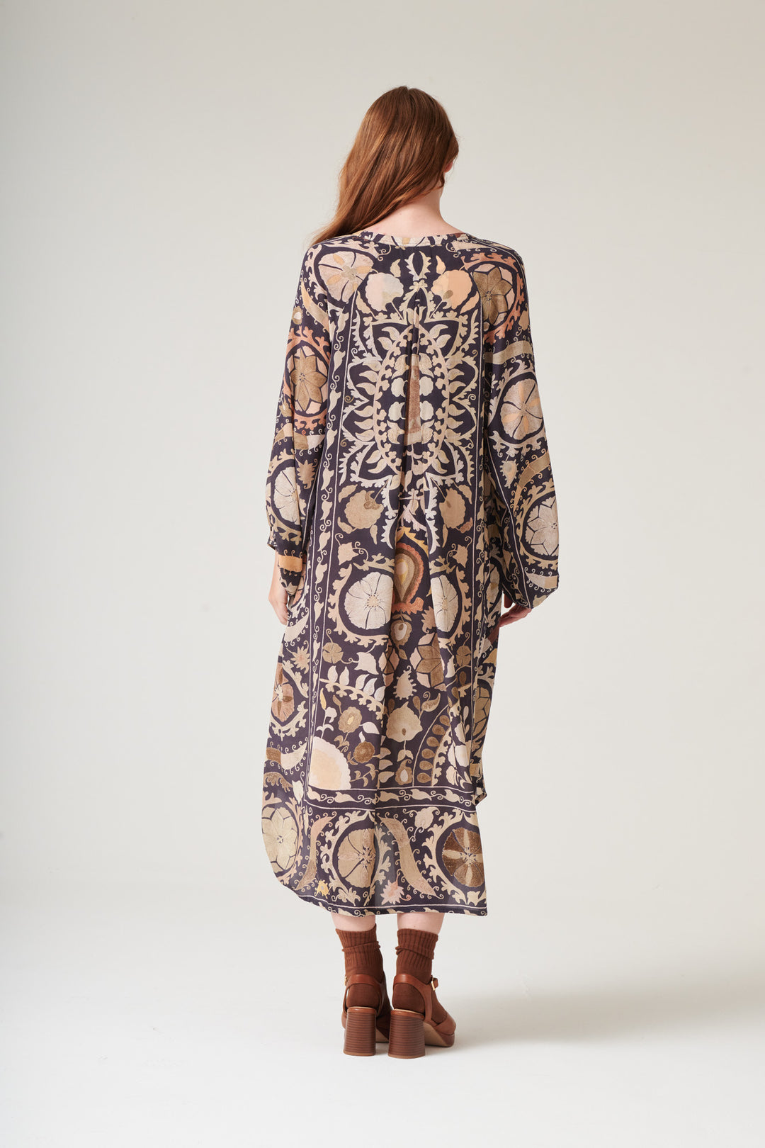 Susani Charcoal Crepe Darcy Dress