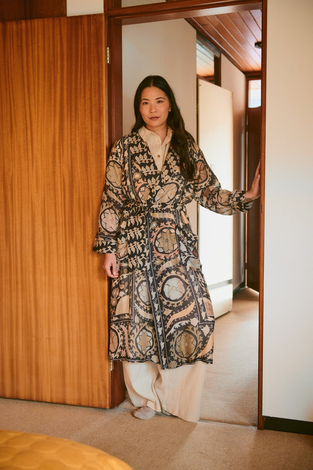 Susani Charcoal Gown