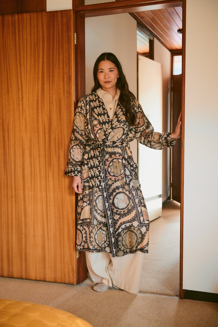 Susani Charcoal Gown