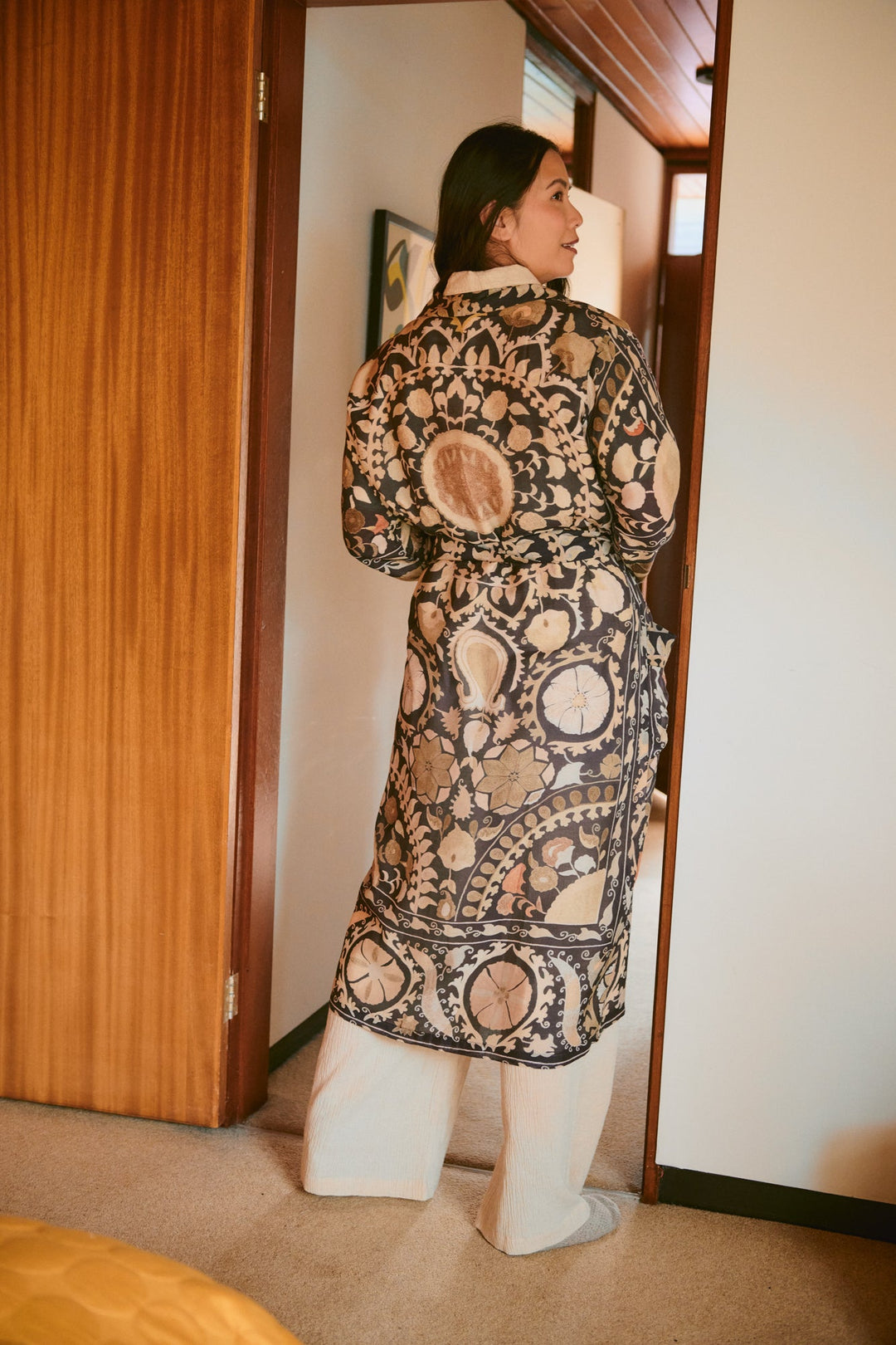Susani Charcoal Gown