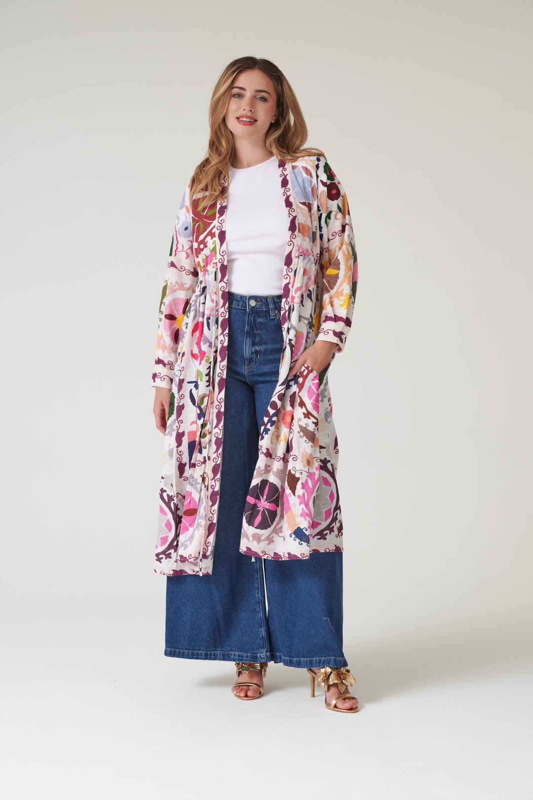 Susani Pink Duster Jacket