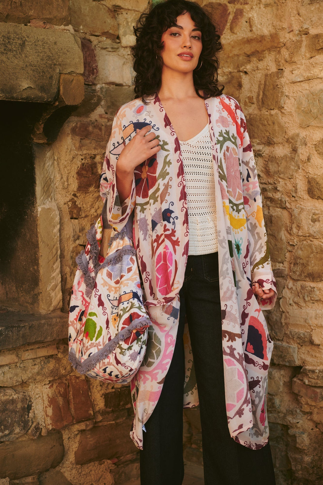 Susani Pink Slouch Bag