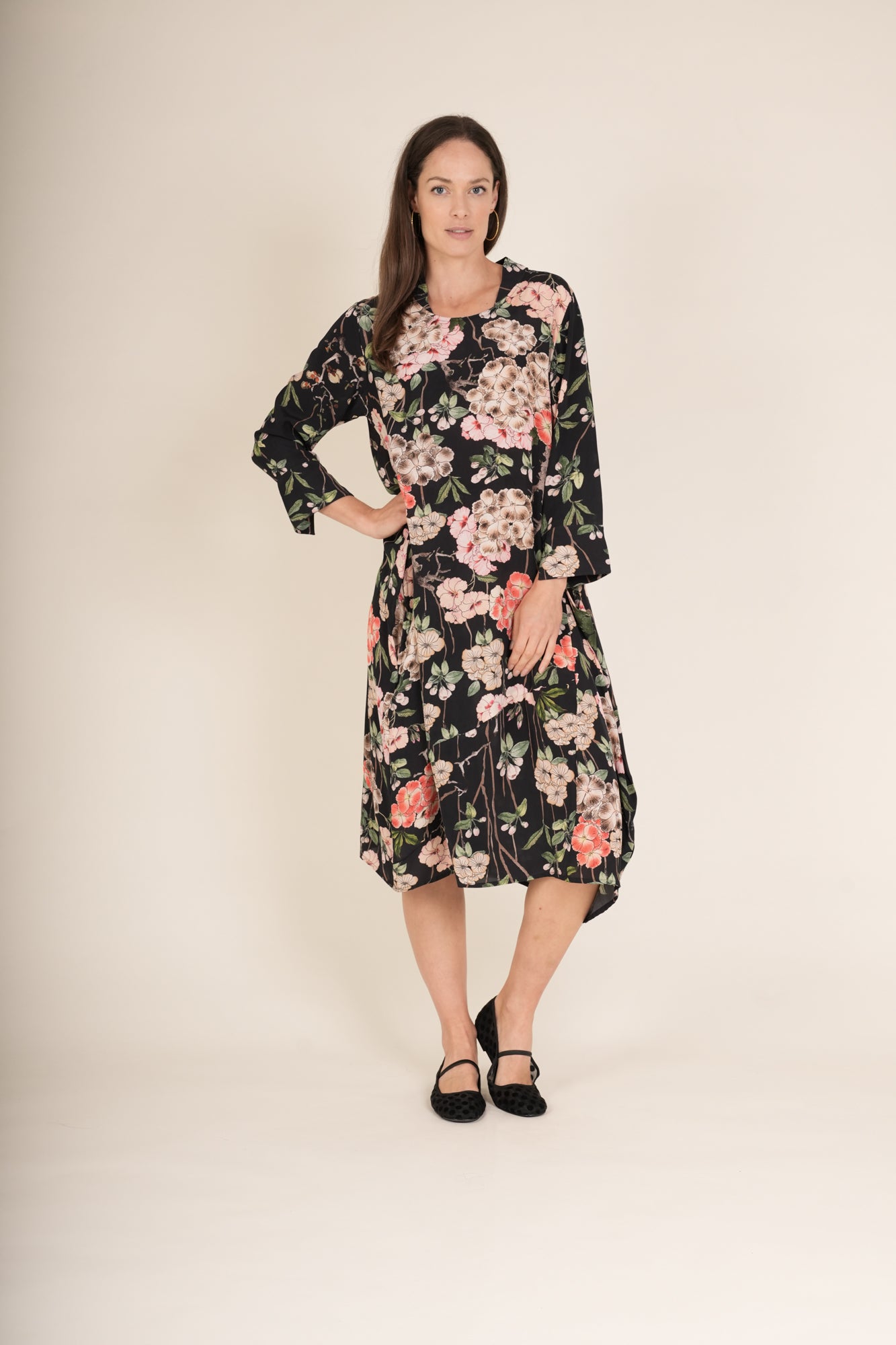ONE HUNDRED STARS デコバッド ブラック ストリング ドレス Stork Black String Dress – One Hundred Stars USA