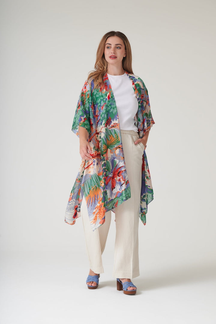 Tropicana Blue Throwover - One Hundred Stars