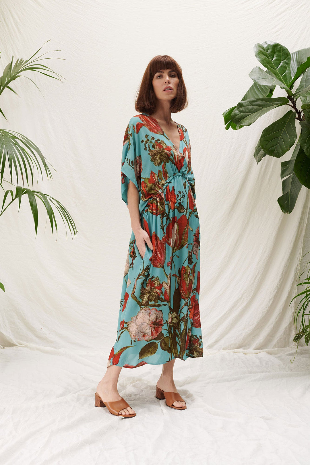 summer dress by one hundred stars featuring old master tulip print