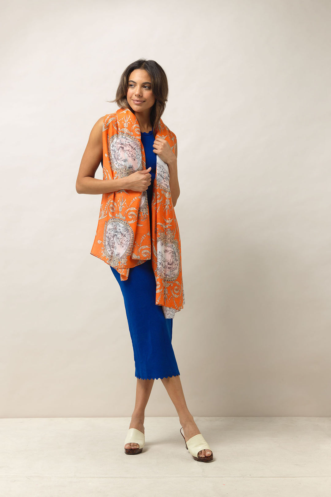 Valentine Orange Scarf