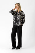 Vintage Damask Black Darcy Shirt