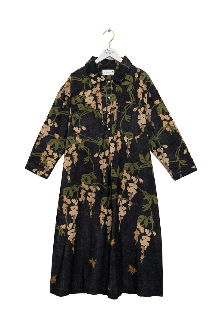 Wisteria Black Pocket Dress