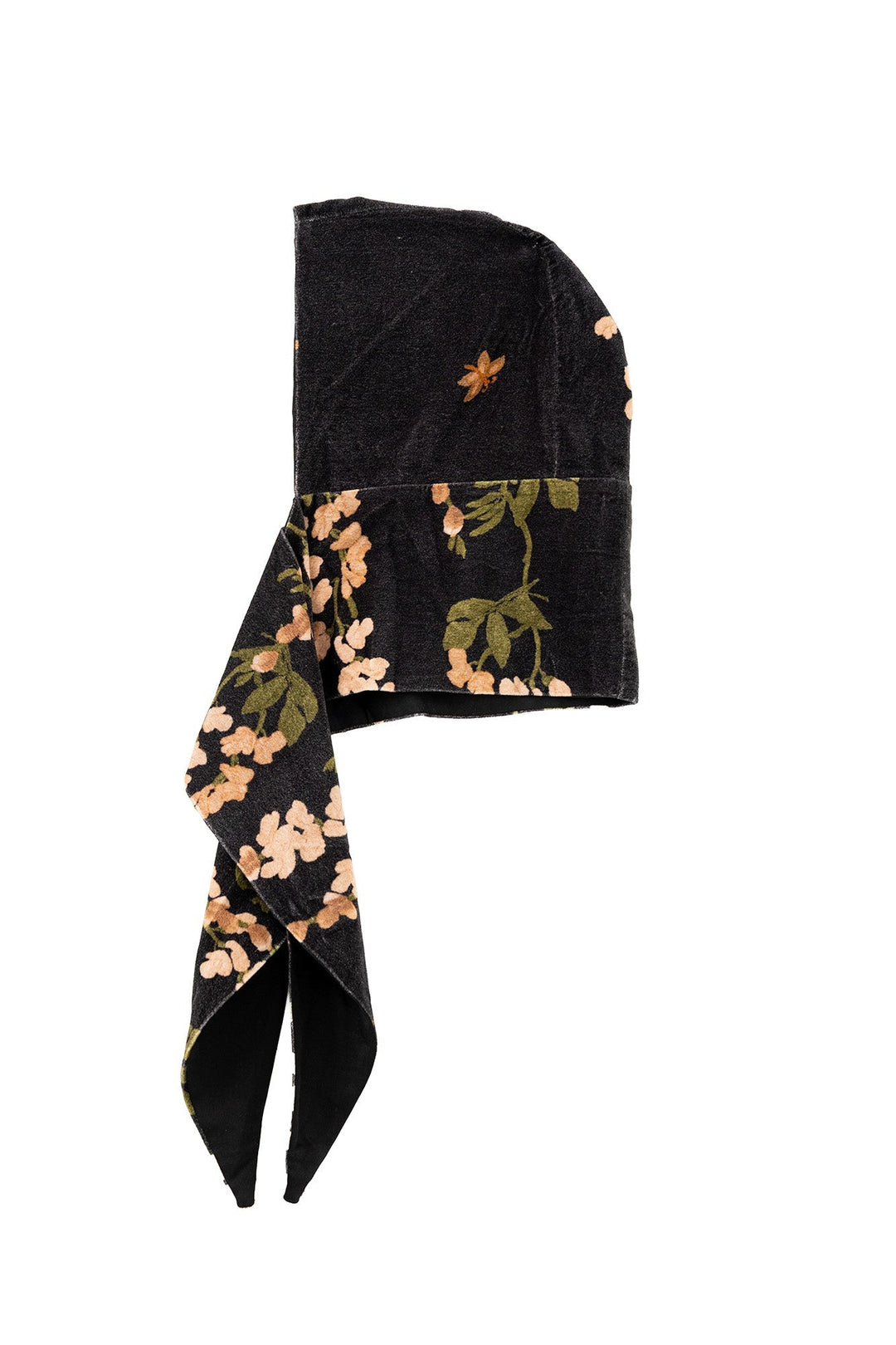 Wisteria Black Velvet Hood