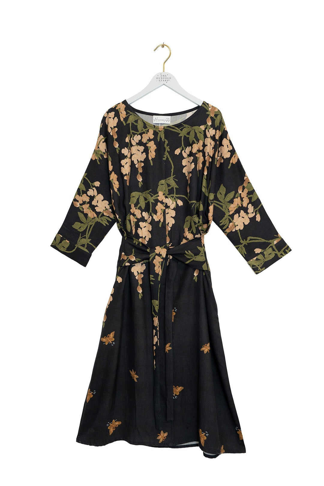 Wisteria Black Kate Dress