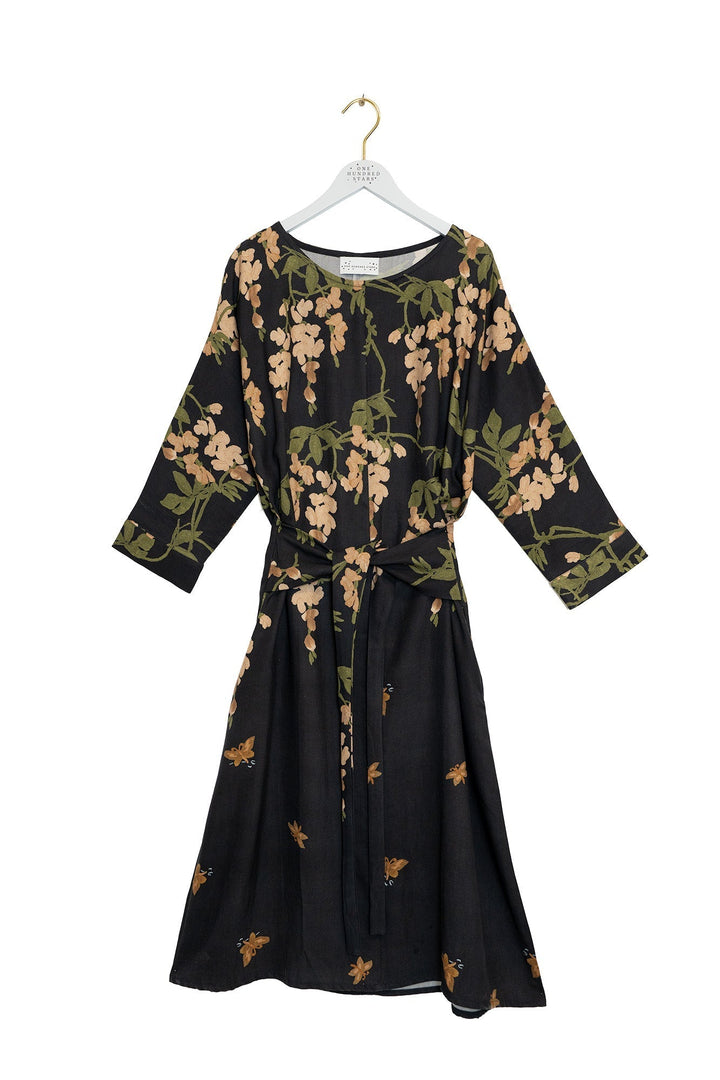 Wisteria Black Kate Dress