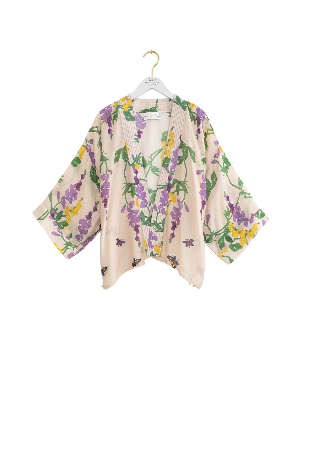 Wisteria Lilac Kimono - One Hundred Stars