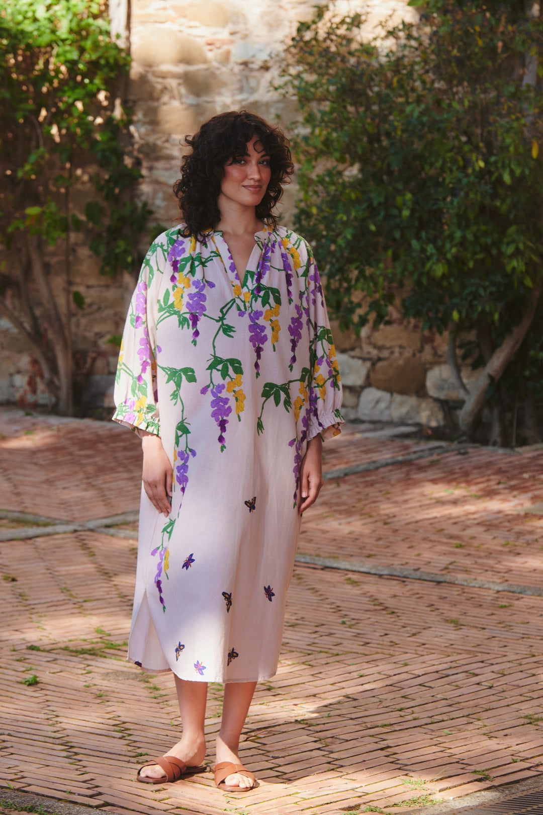 Wisteria Lilac Raglan Dress - One Hundred Stars