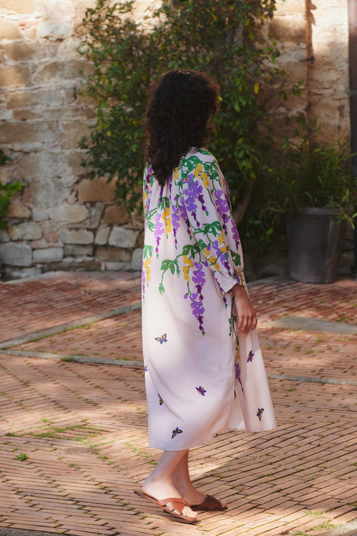 Wisteria Lilac Raglan Dress - One Hundred Stars