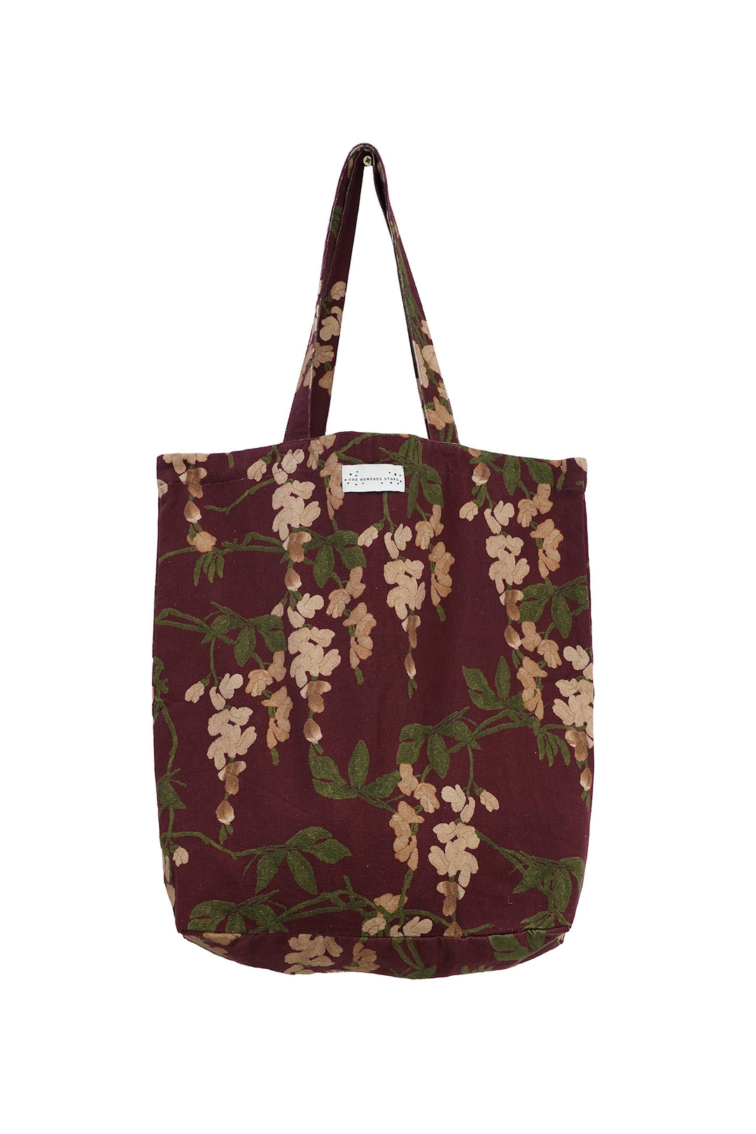 Wisteria Plum Canvas Bag