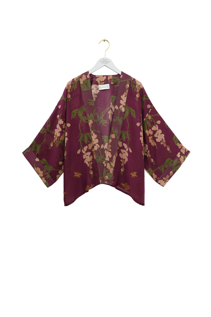 Wisteria Plum Kimono