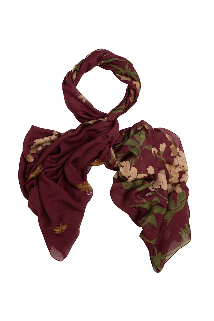 Wisteria Plum Scarf
