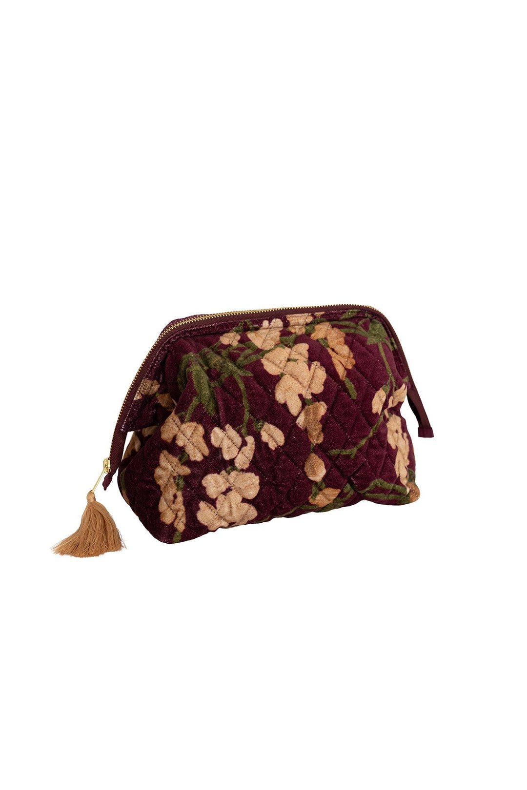 Wisteria Plum Velvet Pouch