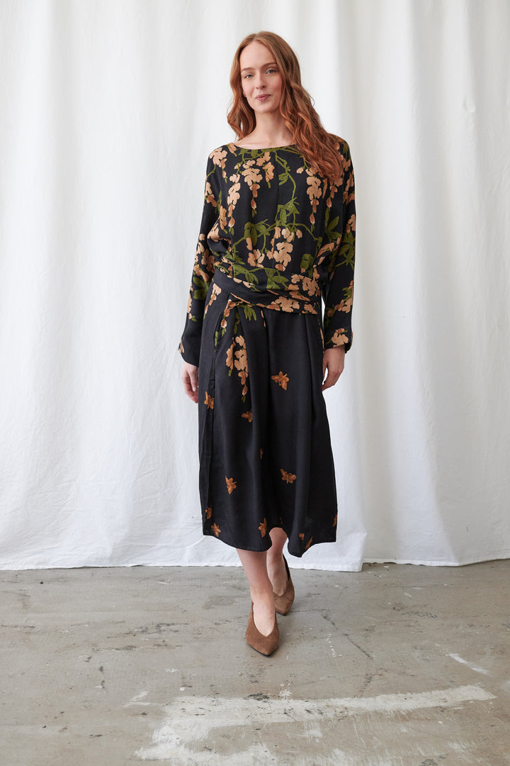 Wisteria Black Kate Dress