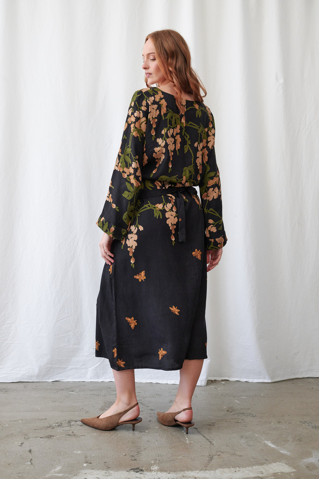 Wisteria Black Kate Dress