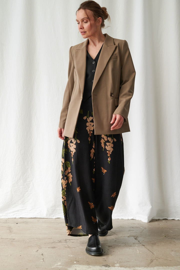 Wisteria Black Palazzo Pants