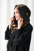 Wisteria Black Velvet Hood