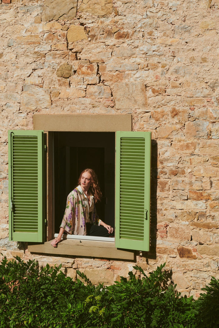 Wisteria Lilac Kimono - One Hundred Stars