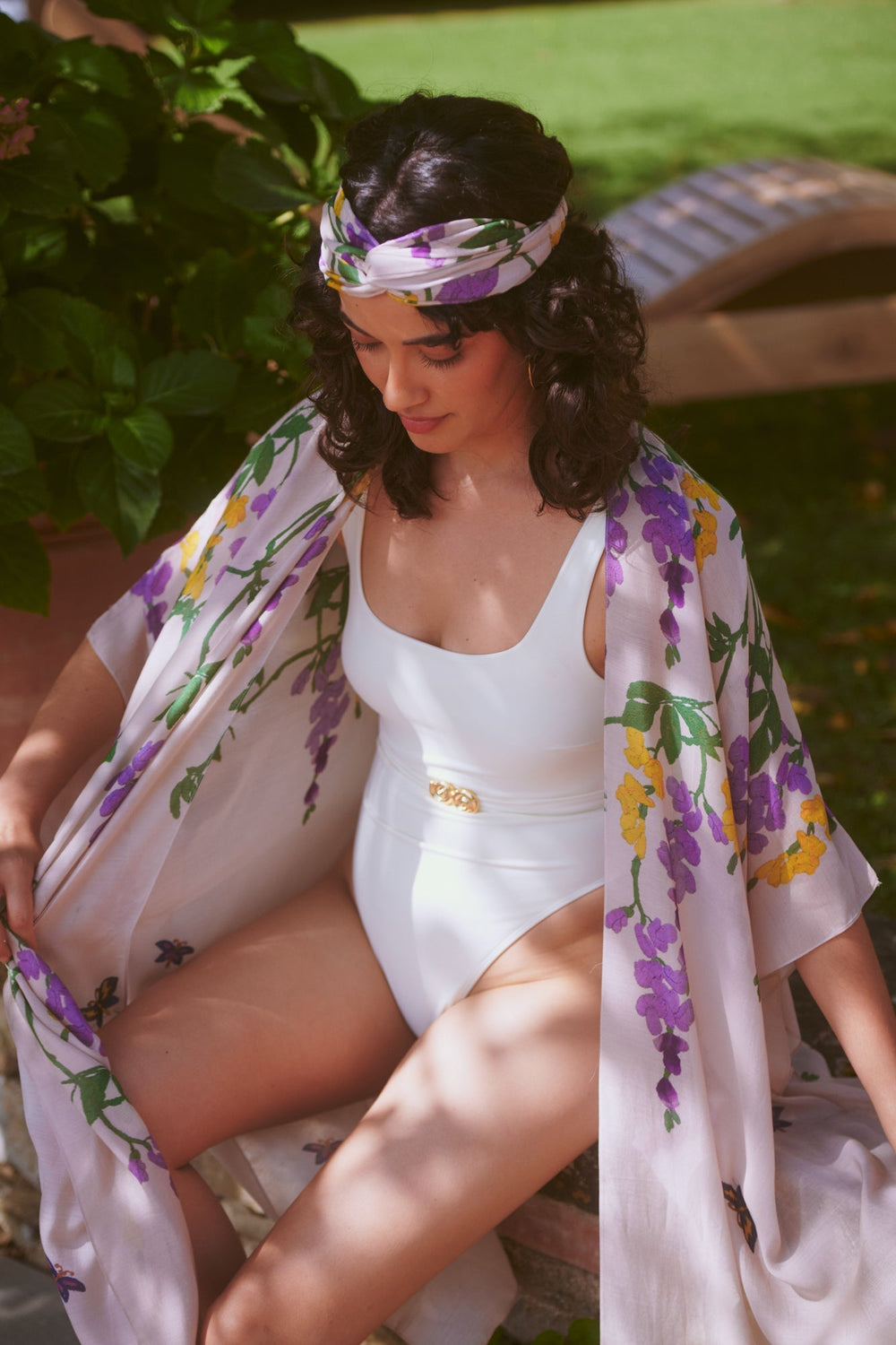 Wisteria Lilac Throwover - One Hundred Stars