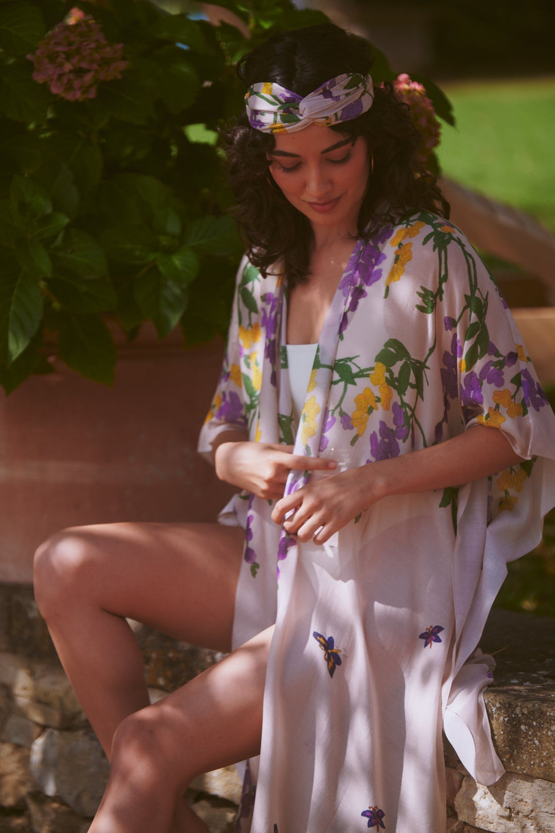 Wisteria Lilac Throwover - One Hundred Stars