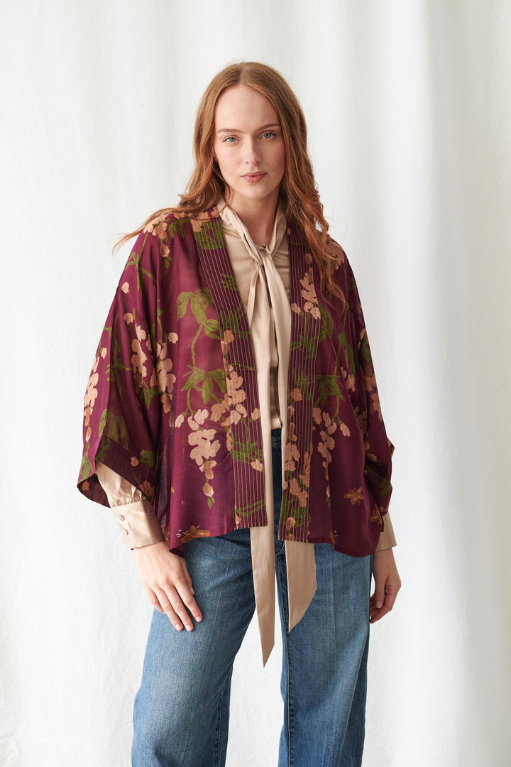 Wisteria Plum Kimono