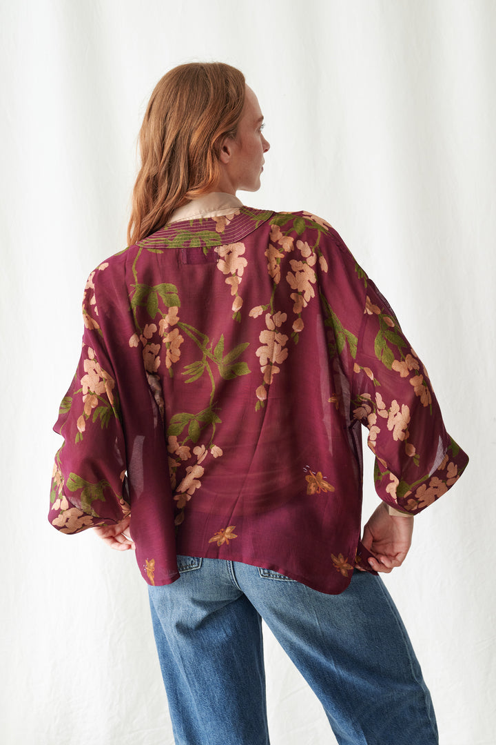 Wisteria Plum Kimono